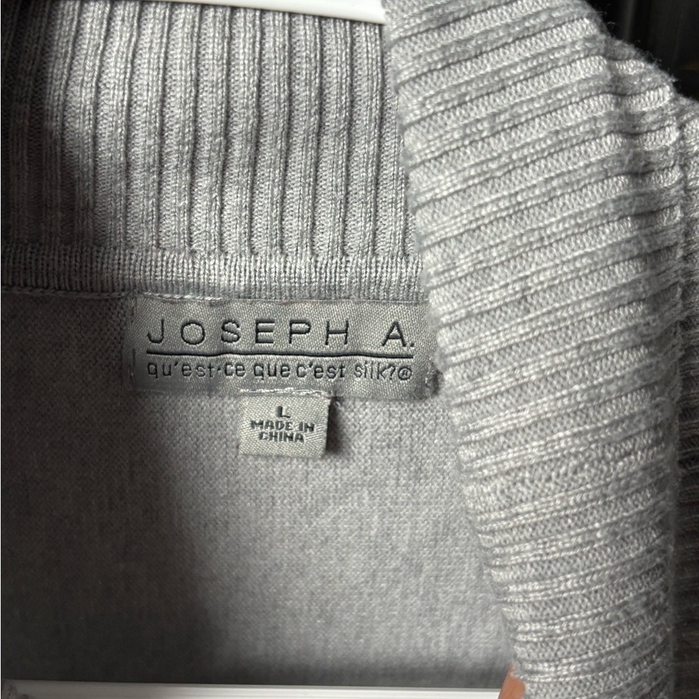 Joseph Gray Ribbed Sweater - Picture 3 of 4
